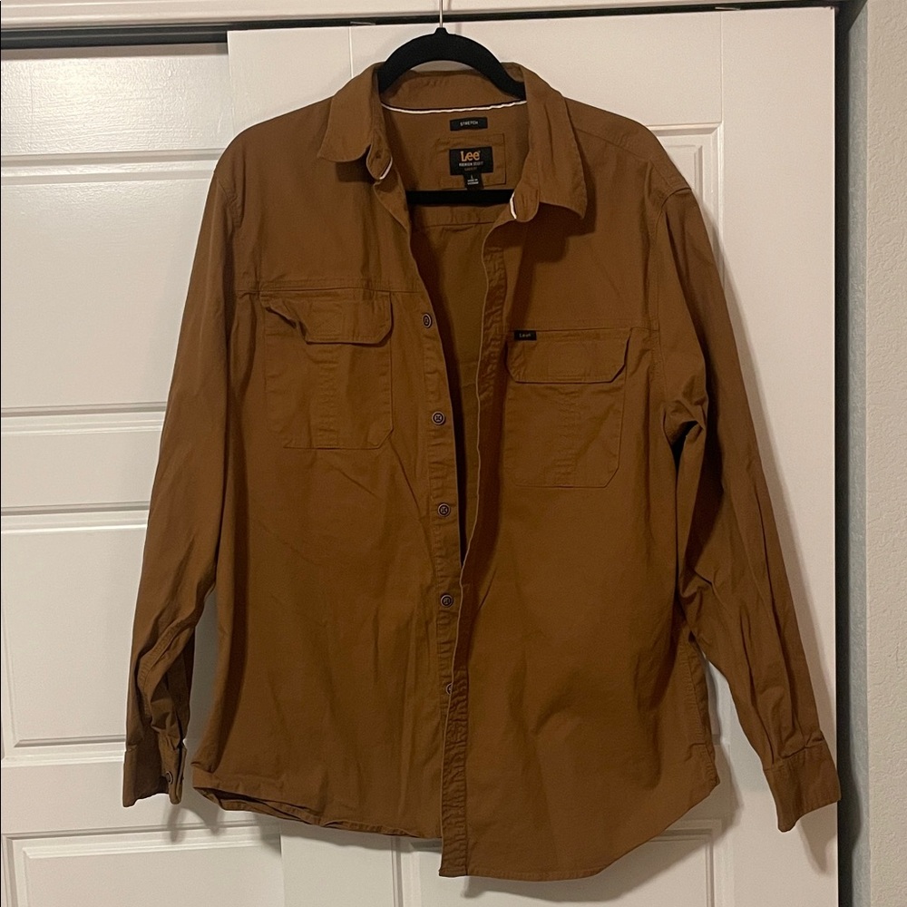 Lee Men's Tan Shirt Jacket